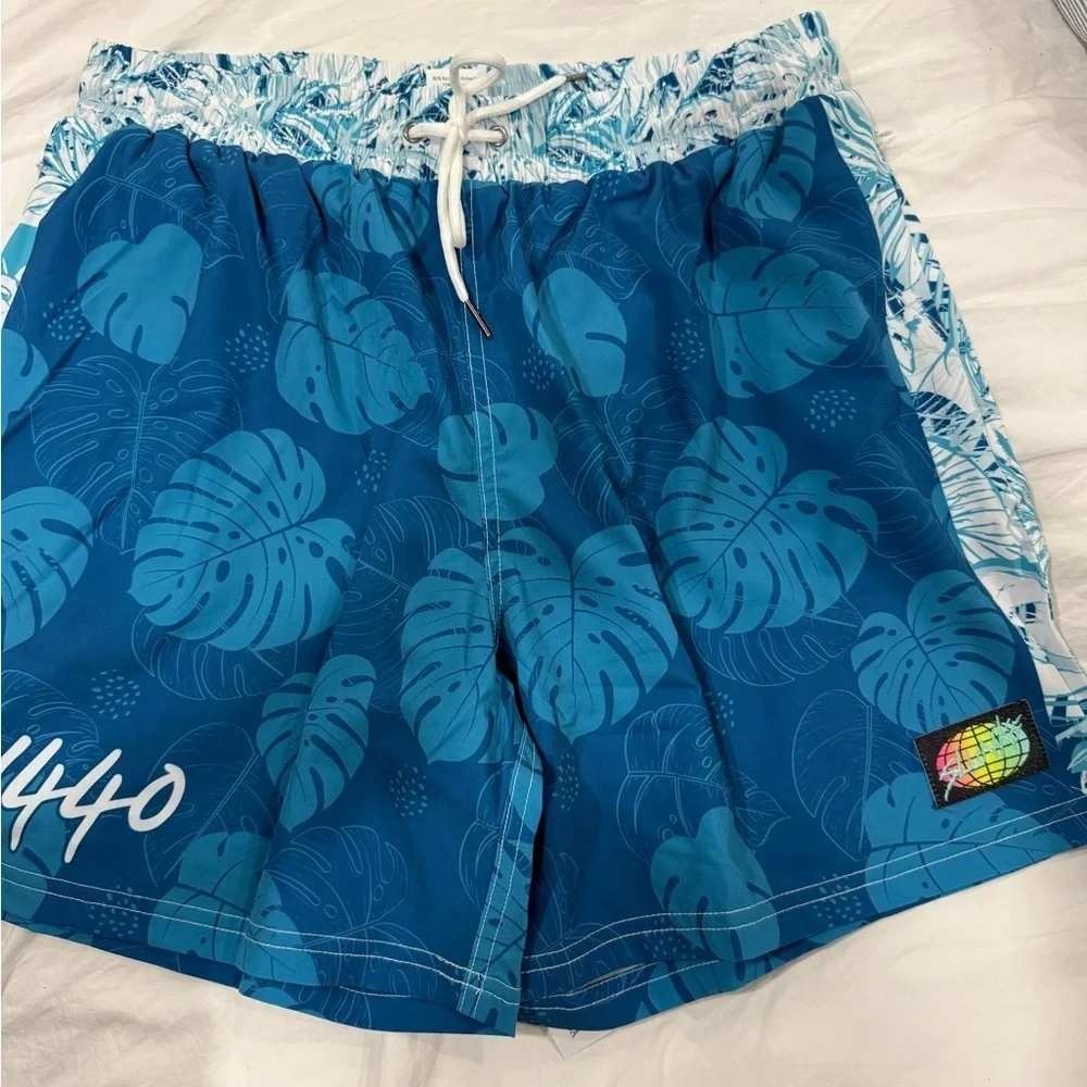- SLUNKS Men's Athletic Shorts in Blue by